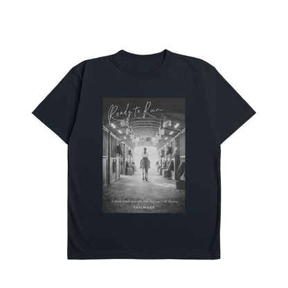 手綱を取るその先へ Dry Heavy Weight 半袖Tシャツ  7Color T063 navy image