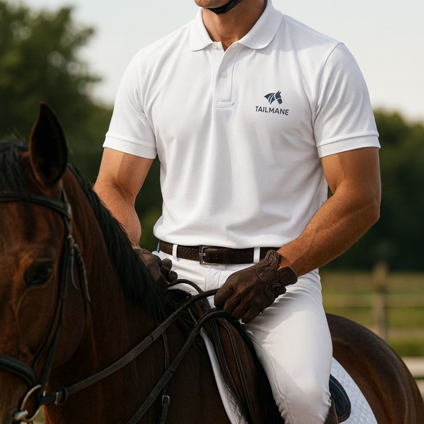 TAILMANEロゴ刺繍 ドライポロシャツ(ユニセックス)  3Color T023