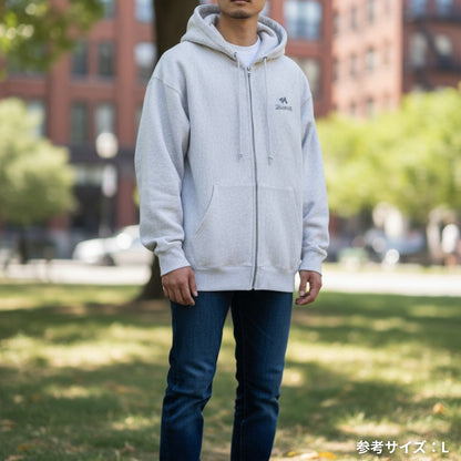 HORSE RIDING CLUB 2 裏起毛ZIPパーカー （刺繍ロゴ入り） 4Color T059