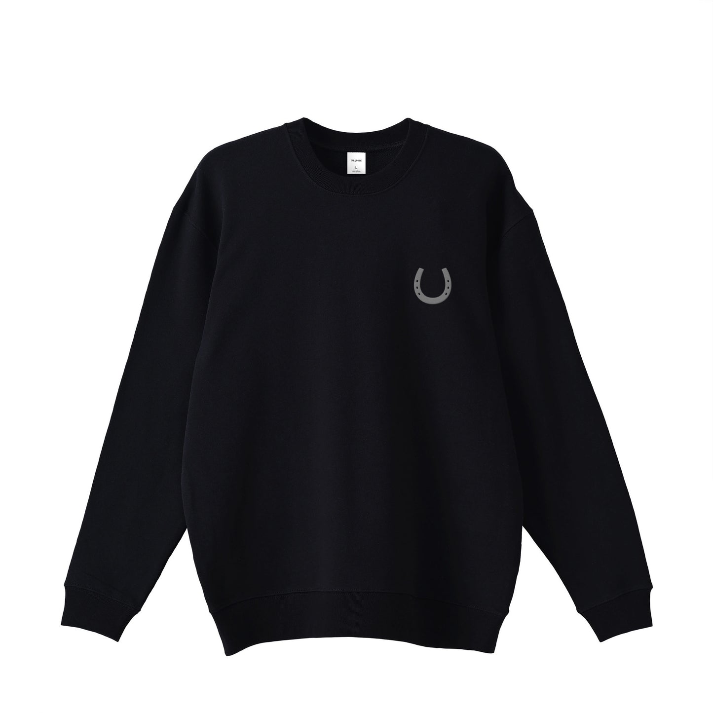 ホースシュー刺繍　SWEAT　全3色 T010 black image