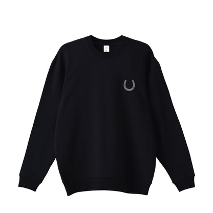 ホースシュー刺繍　SWEAT　全3色 T010 black image