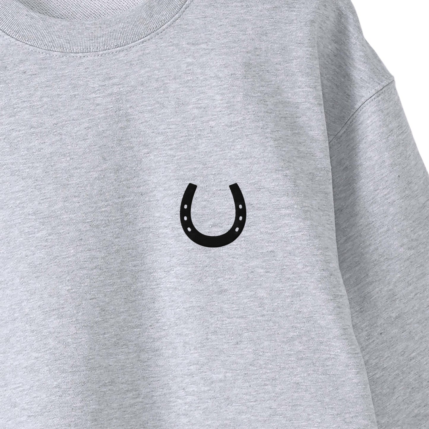 ホースシュー刺繍　SWEAT　全3色 T010 gray image