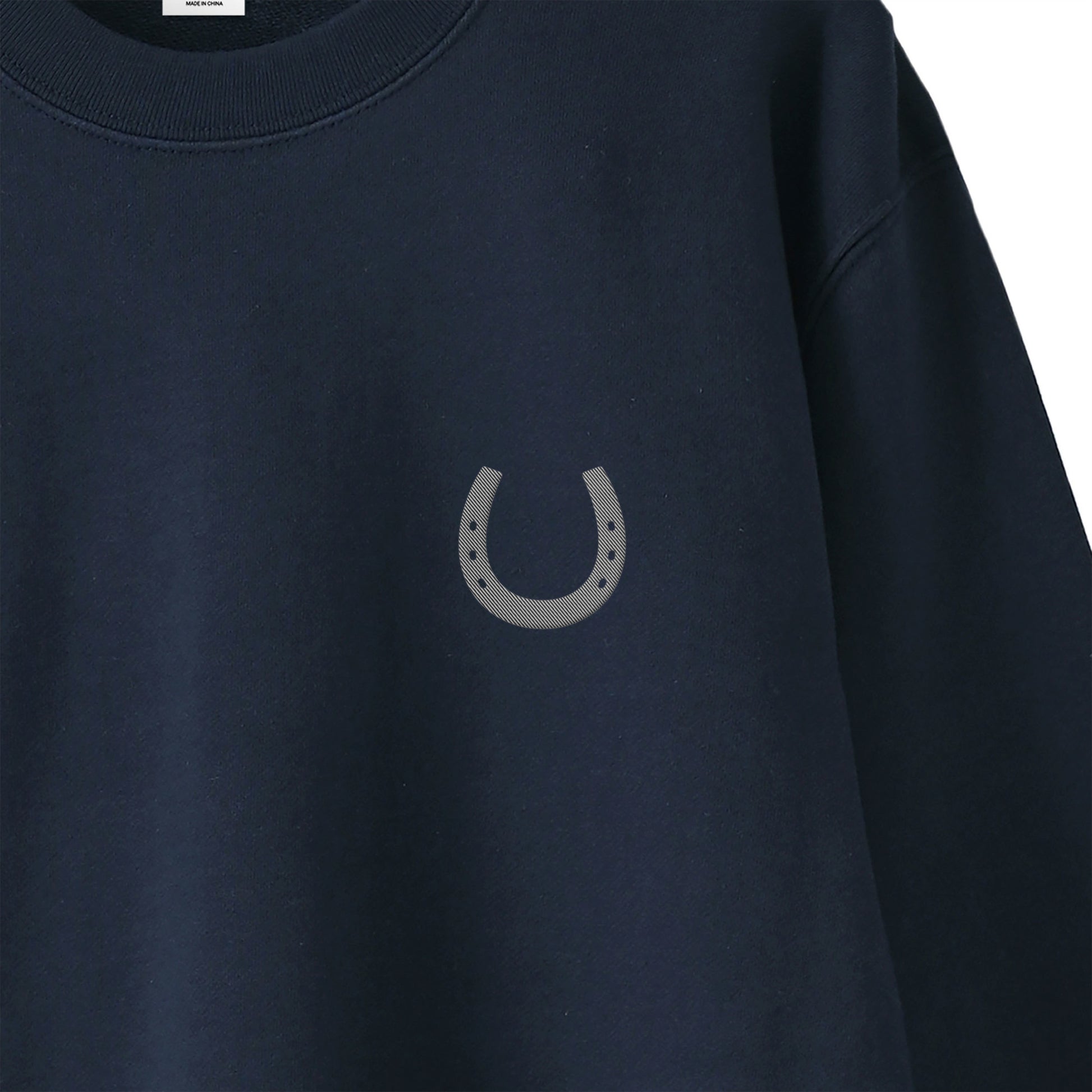 ホースシュー刺繍　SWEAT　全3色 T010 navy image