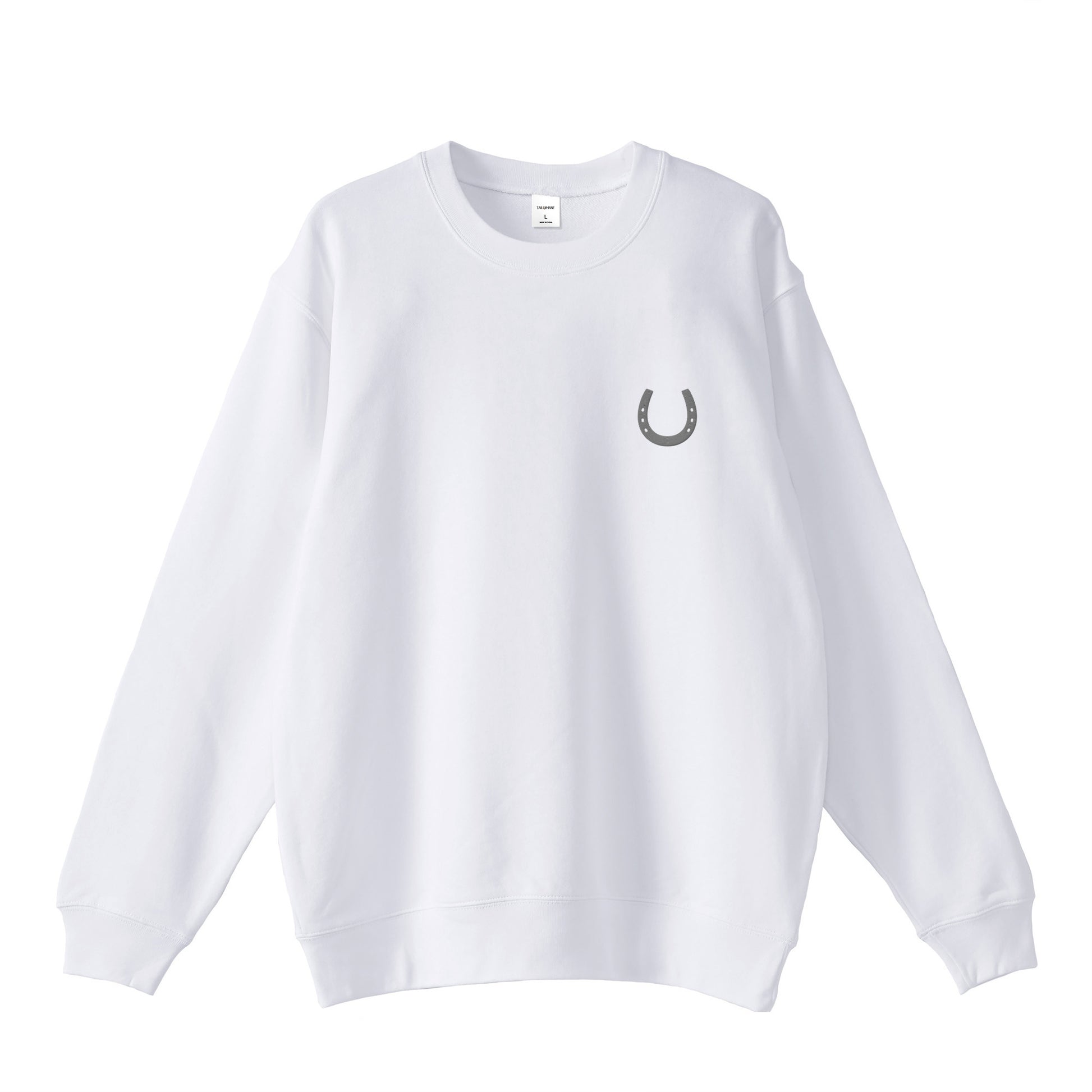 ホースシュー刺繍　SWEAT　全3色 T010 white image
