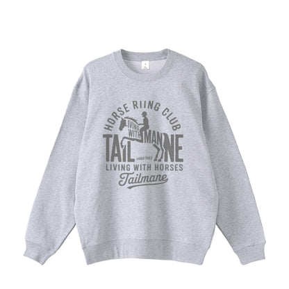 HORSE RIDING CLUB 1 スウェット  4Color T062 gray image