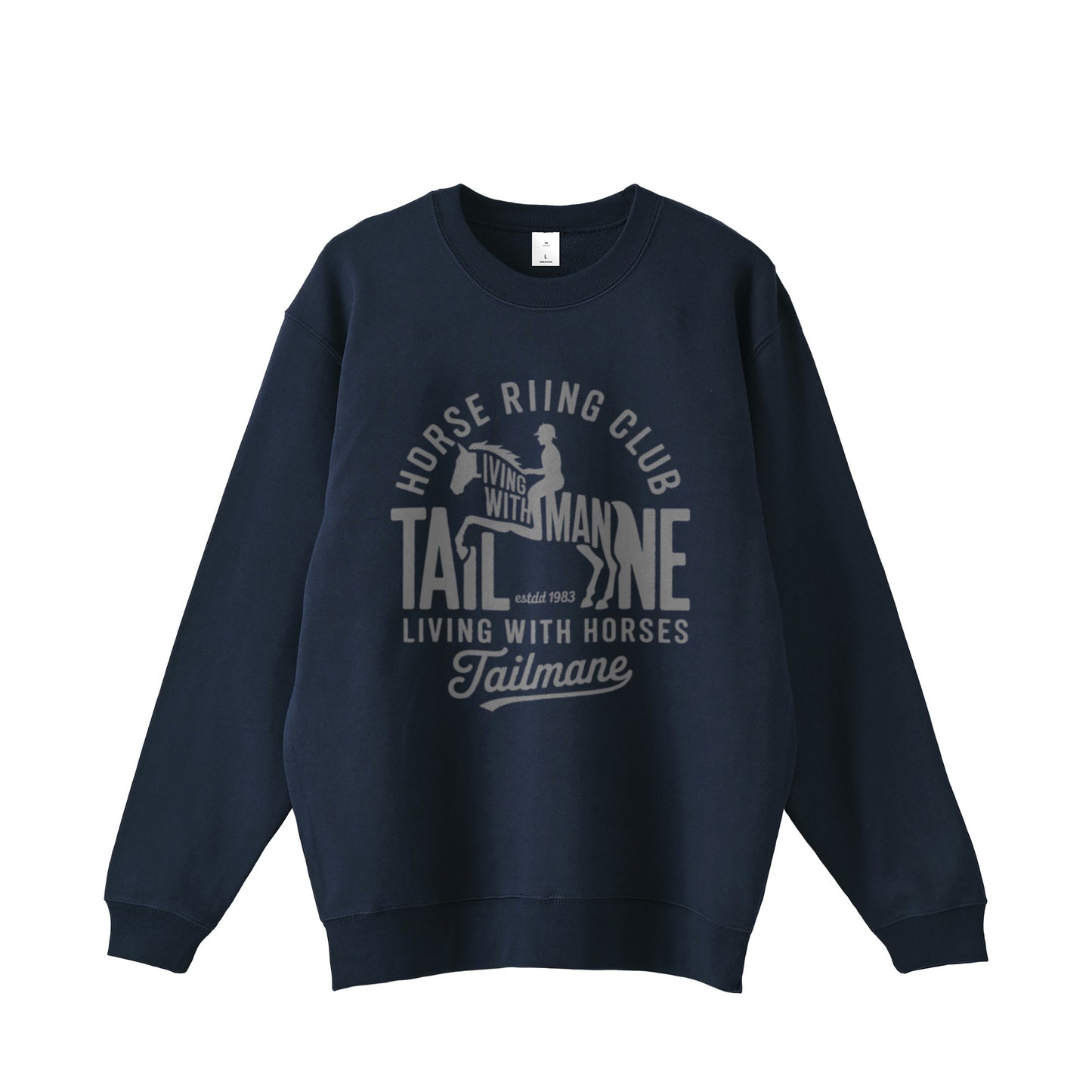 HORSE RIDING CLUB 1 スウェット  4Color T062 navy image