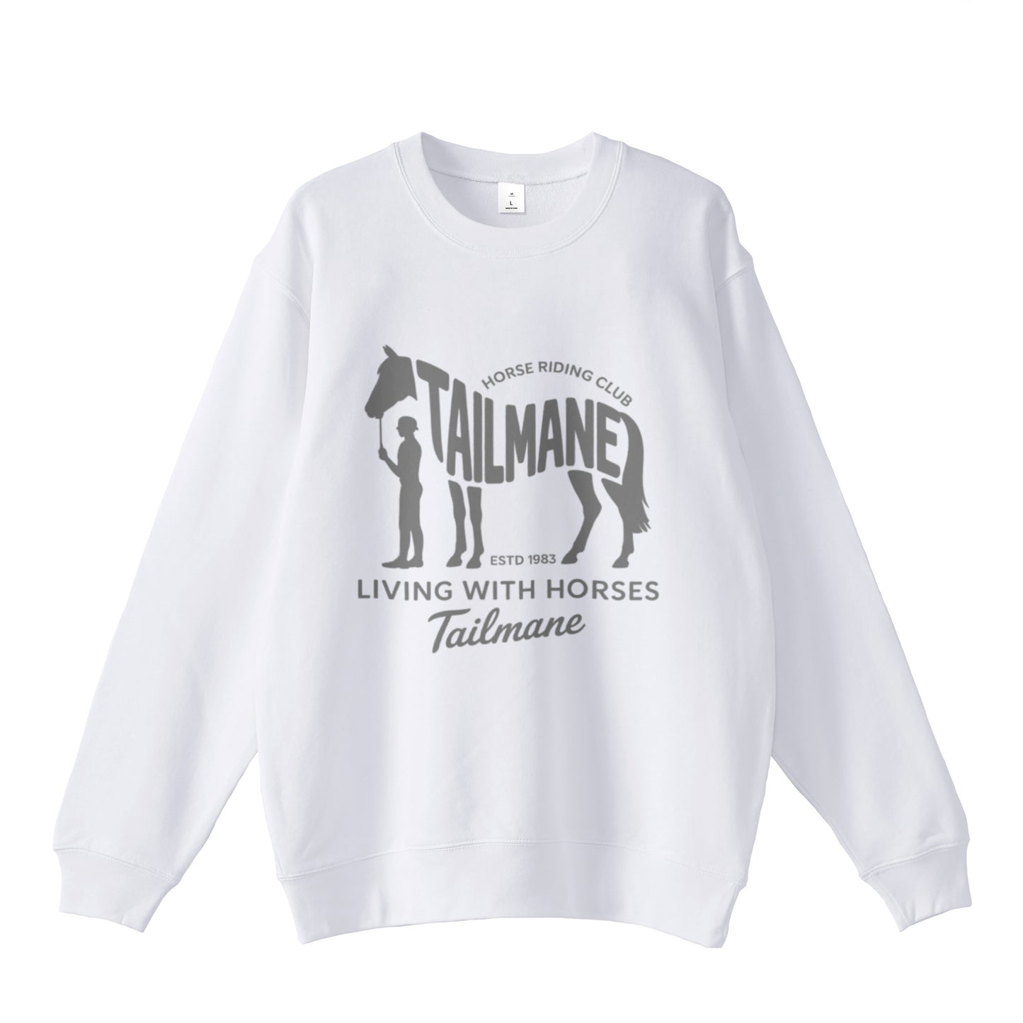 HORSE RIDING CLUB 2 裏パイルスウェット  4Color T061 white image