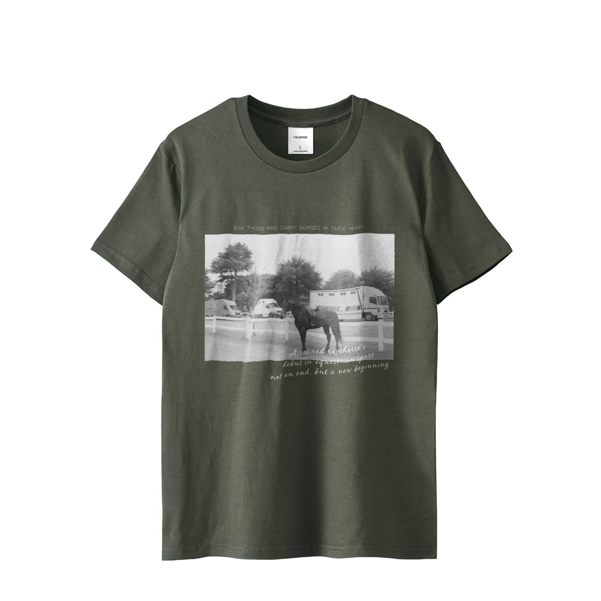 HORSE TRAILER JOURNEY 　SHORT TEE　全3色　T012 charcoal image