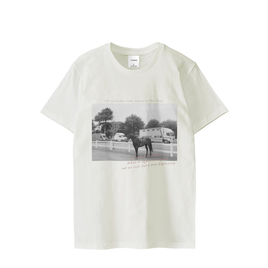 HORSE TRAILER JOURNEY 　SHORT TEE　全3色　T012 white image