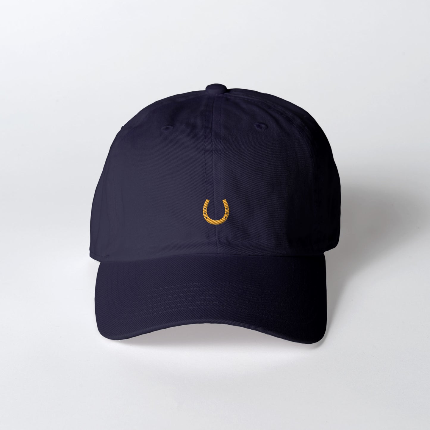蹄鉄ワンポイント刺繍（小） CAP  4Color T058 navy image