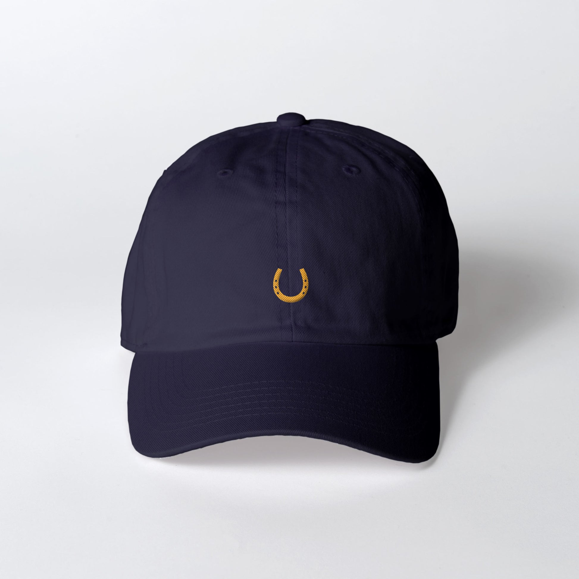 蹄鉄ワンポイント刺繍（小） CAP  4Color T058 navy image