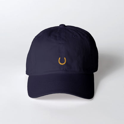 蹄鉄ワンポイント刺繍（小） CAP  4Color T058 navy image