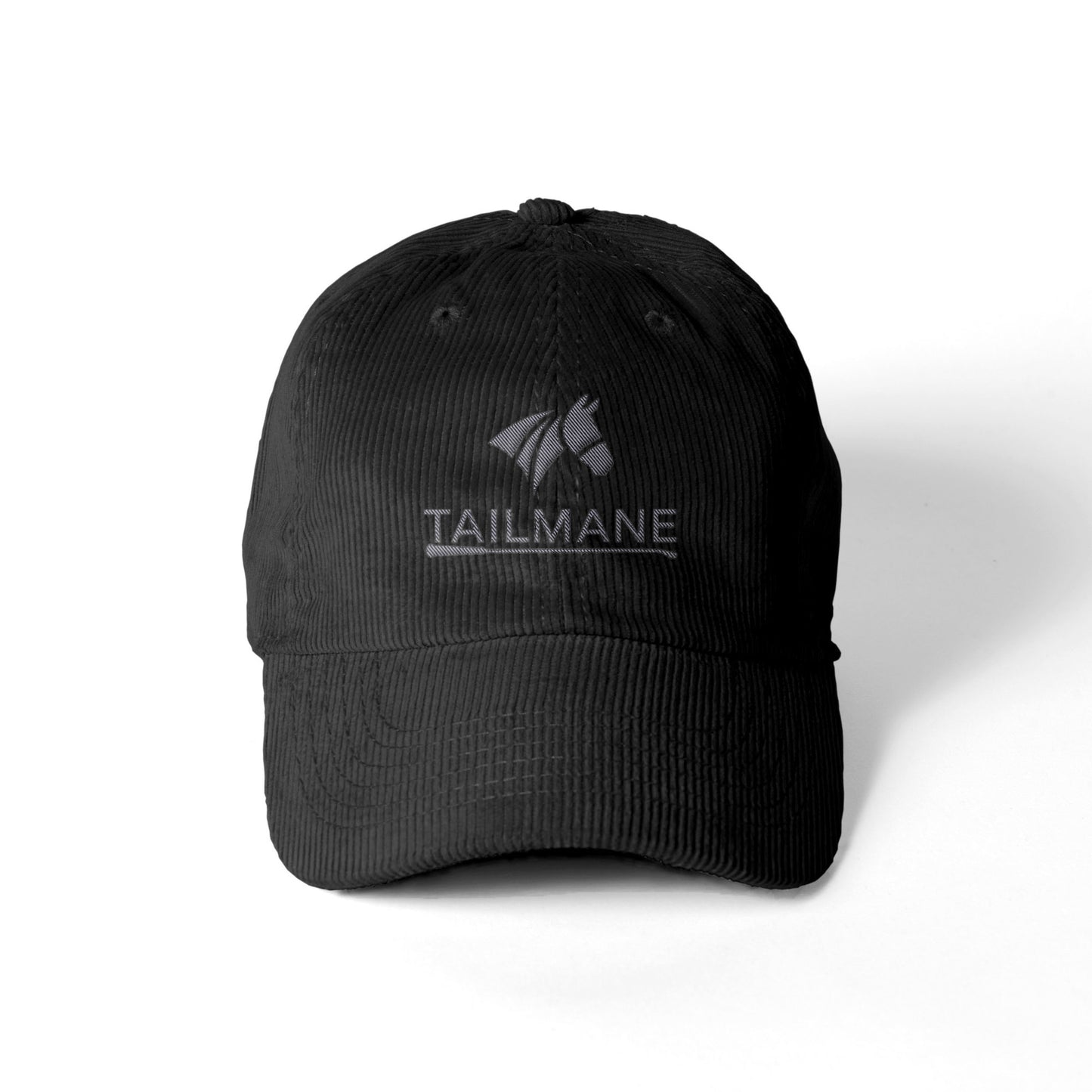 TAILMANEロゴ刺繡コーデュロイCAP　C007 black image