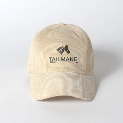 TAILMANEロゴ刺繡コーデュロイCAP　C007 sand image