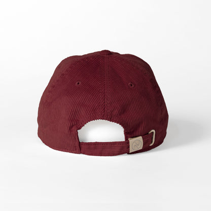 蹄鉄ワンポイント刺繍 コーデュロイCAP 全4色 T005 burgundy image