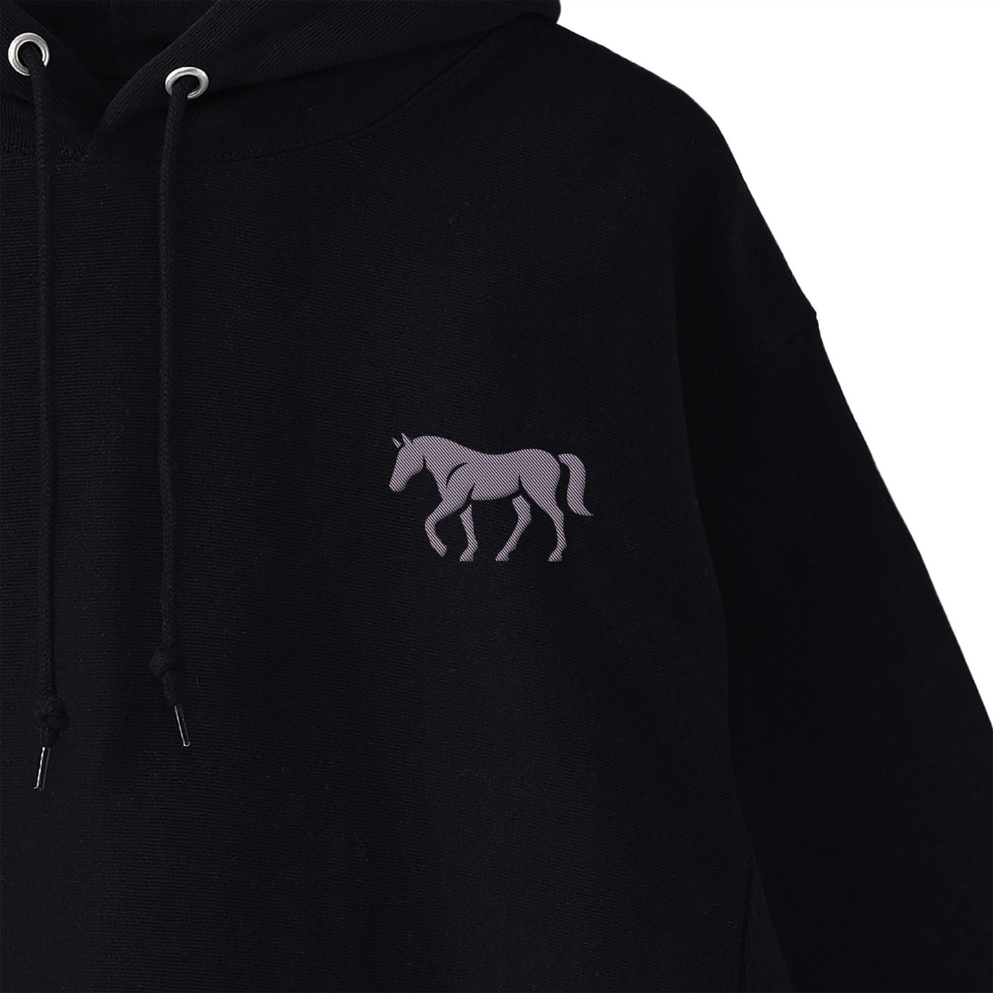 TAILMANEロゴ刺繍 裏起毛ポケットパーカー  4Color T056 black image