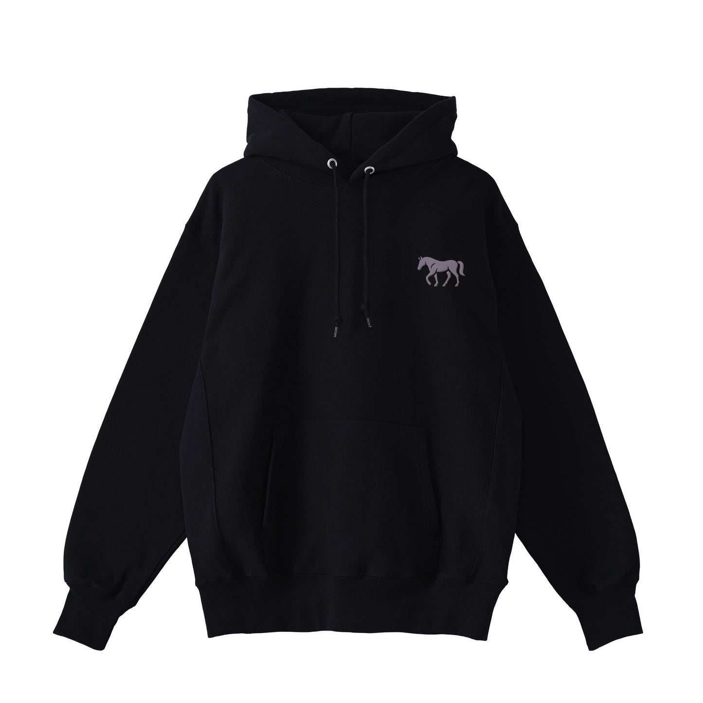 TAILMANEロゴ刺繍 裏起毛ポケットパーカー  4Color T056 black image