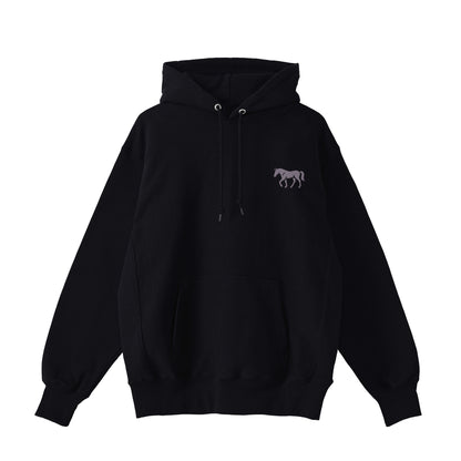 TAILMANEロゴ刺繍 裏起毛ポケットパーカー  4Color T056 black image