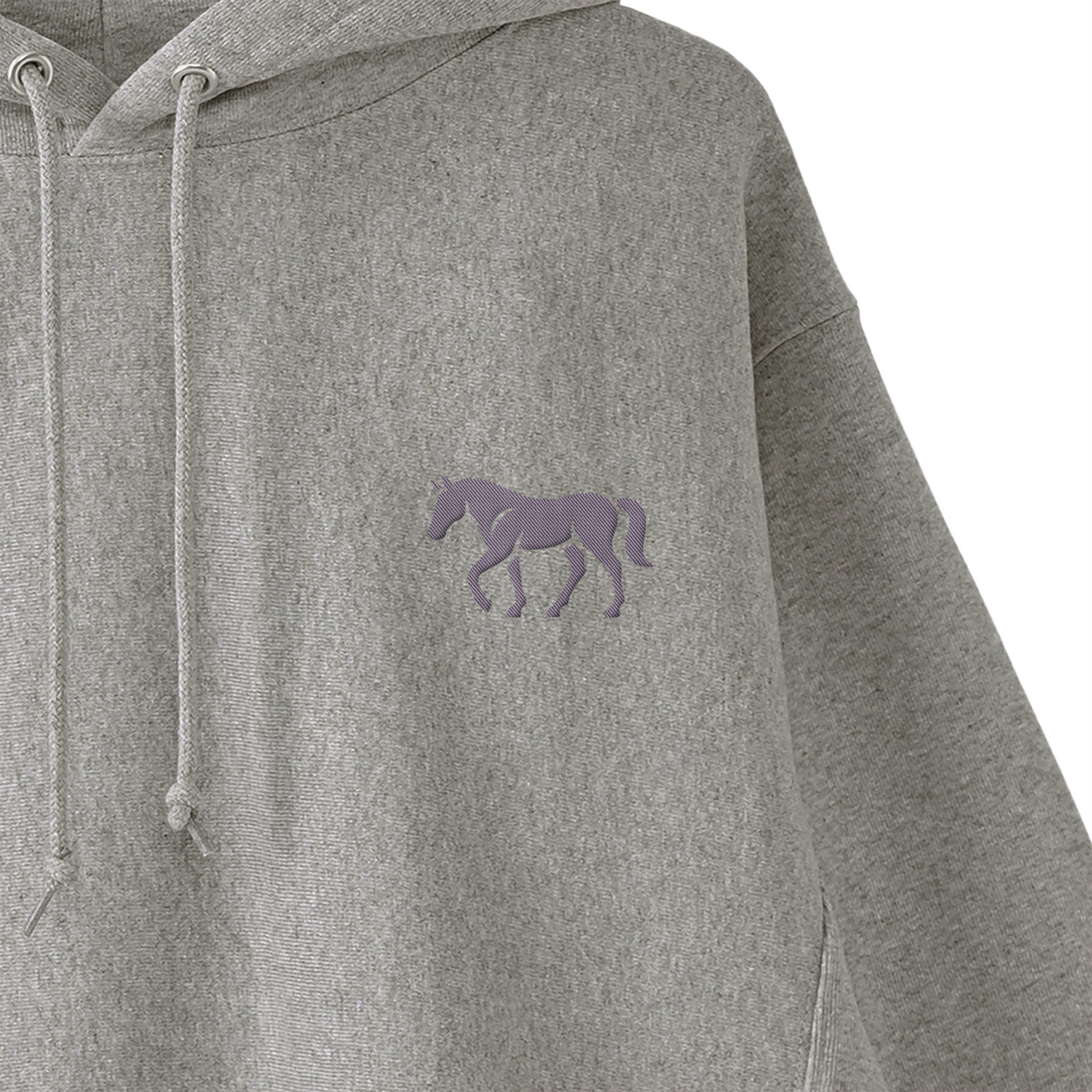 TAILMANEロゴ刺繍 裏起毛ポケットパーカー  4Color T056 gray image