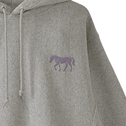 TAILMANEロゴ刺繍 裏起毛ポケットパーカー  4Color T056 gray image