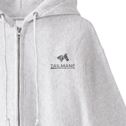 HORSE RIDING CLUB 2 裏起毛ZIPパーカー （刺繍ロゴ入り） 4Color T059 ash image