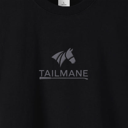 TAILMANEロゴ刺繍　SHOT TEE　T005 black image