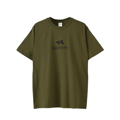 TAILMANEロゴ刺繍　SHOT TEE　T005 olive-drab image