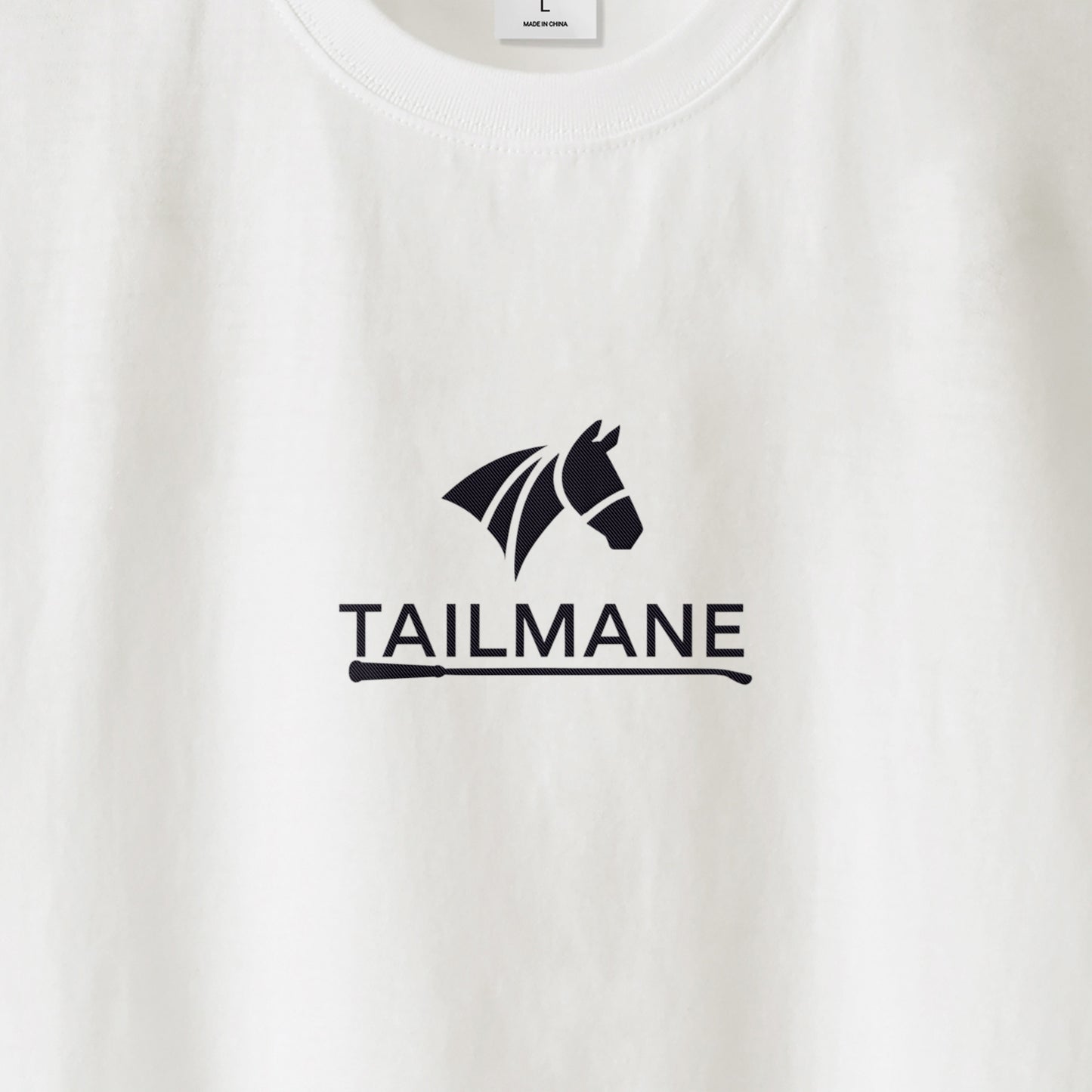 TAILMANEロゴ刺繍　SHOT TEE　T005 white image