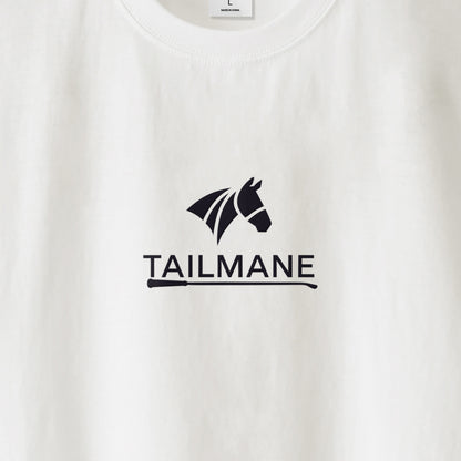 TAILMANEロゴ刺繍　SHOT TEE　T005 white image