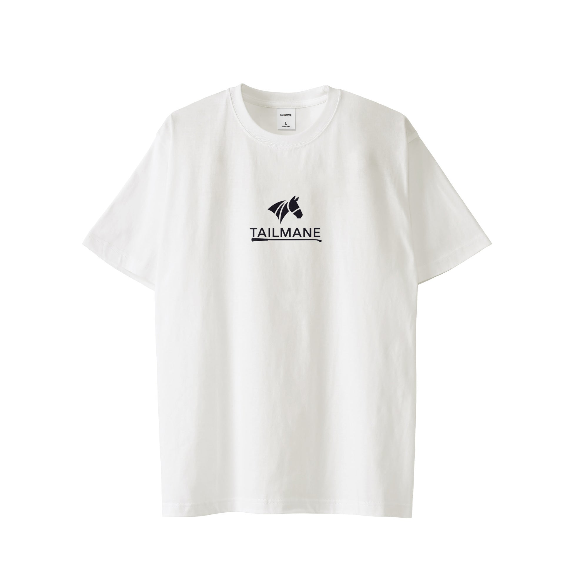 TAILMANEロゴ刺繍　SHOT TEE　T005 white image