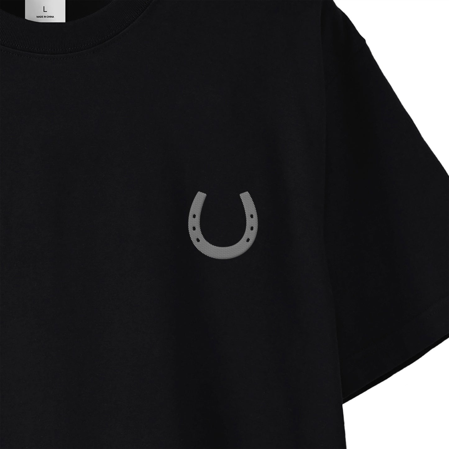 ボースシュー刺繍　SHOT TEE　全4色 T008 black image