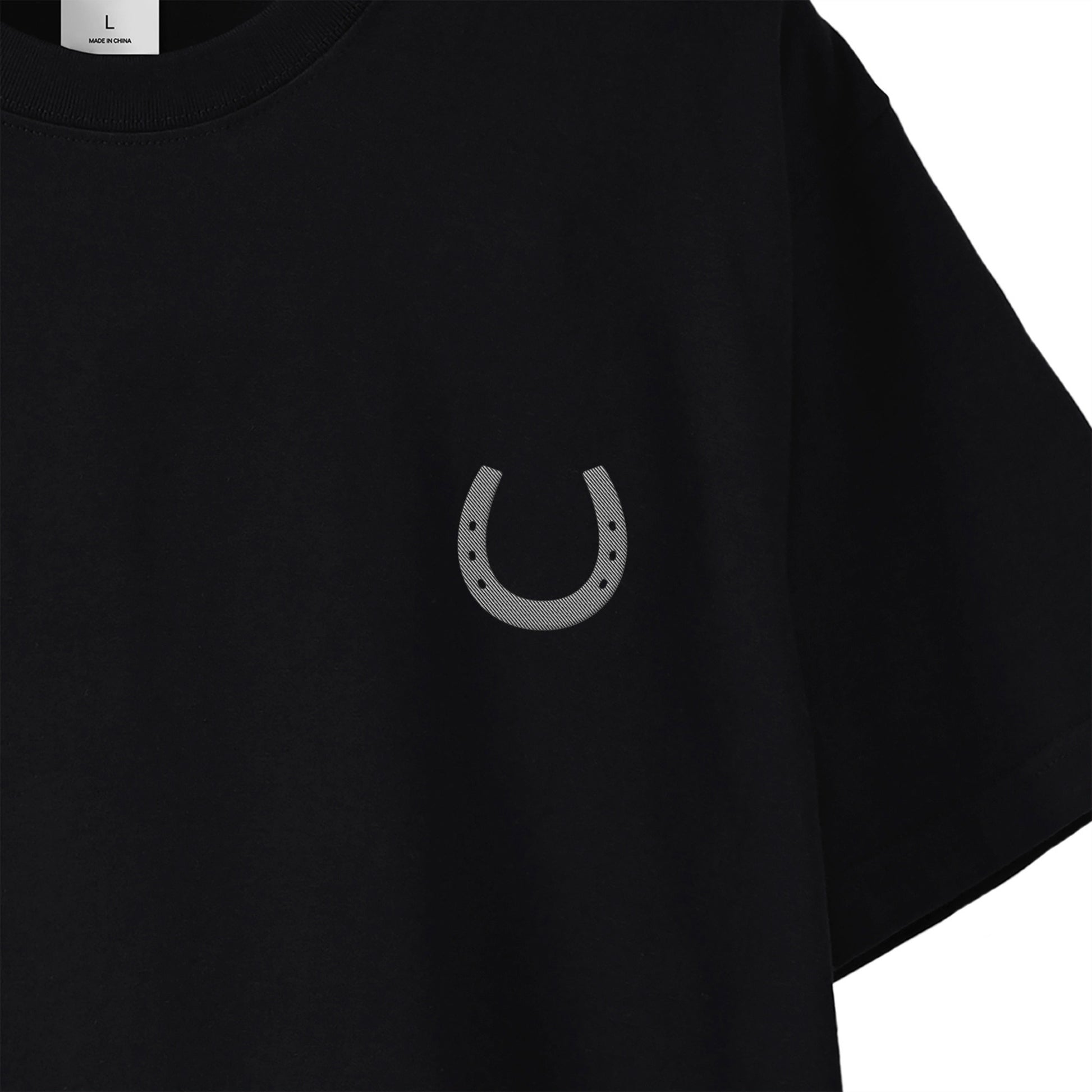 ボースシュー刺繍　SHOT TEE　全4色 T008 black image