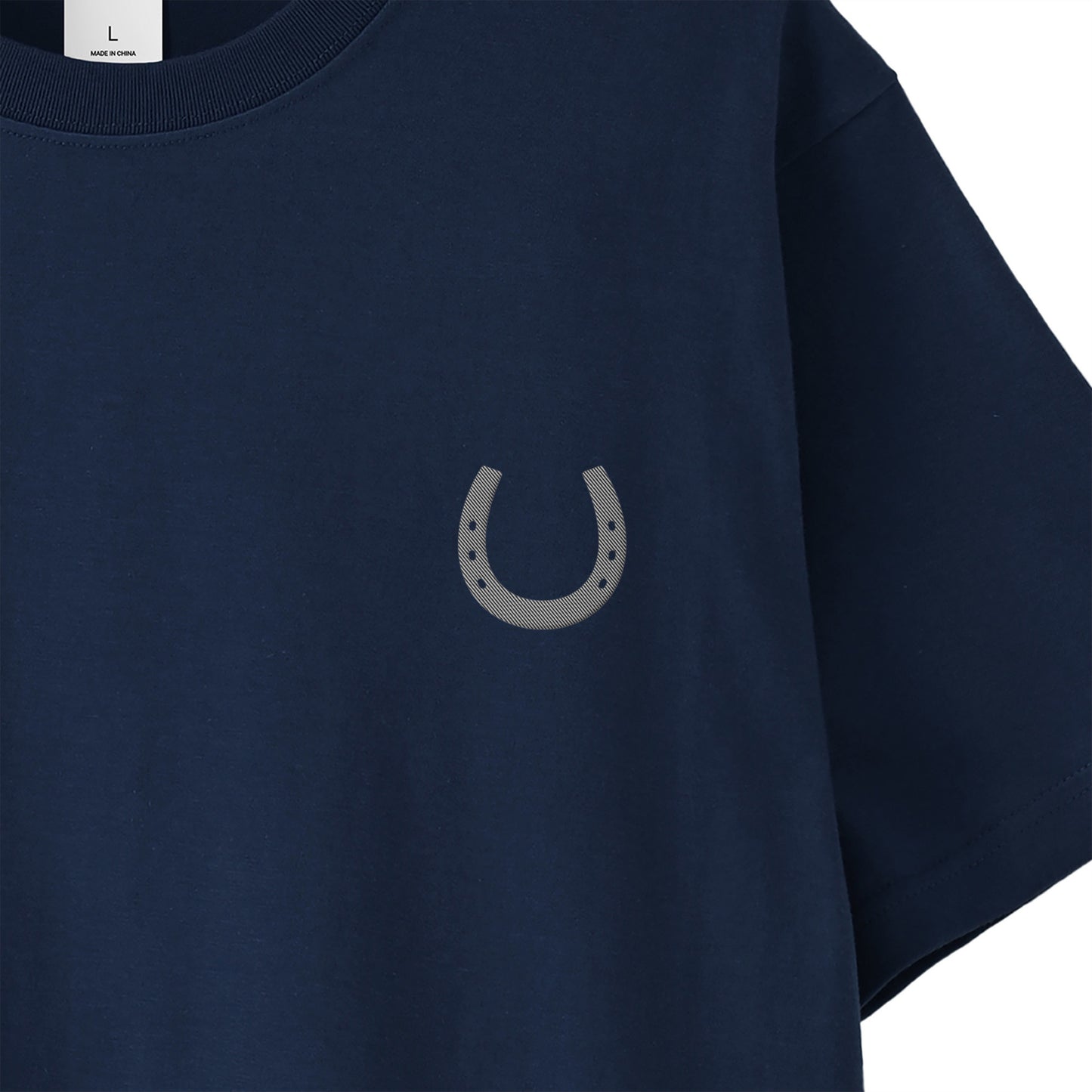 ボースシュー刺繍　SHOT TEE　全4色 T008 indigo image