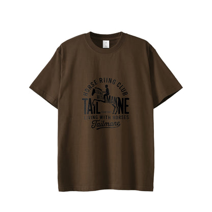HORSE RIDING CLUB 半袖Tシャツ 全8色 T015 dark-brown image