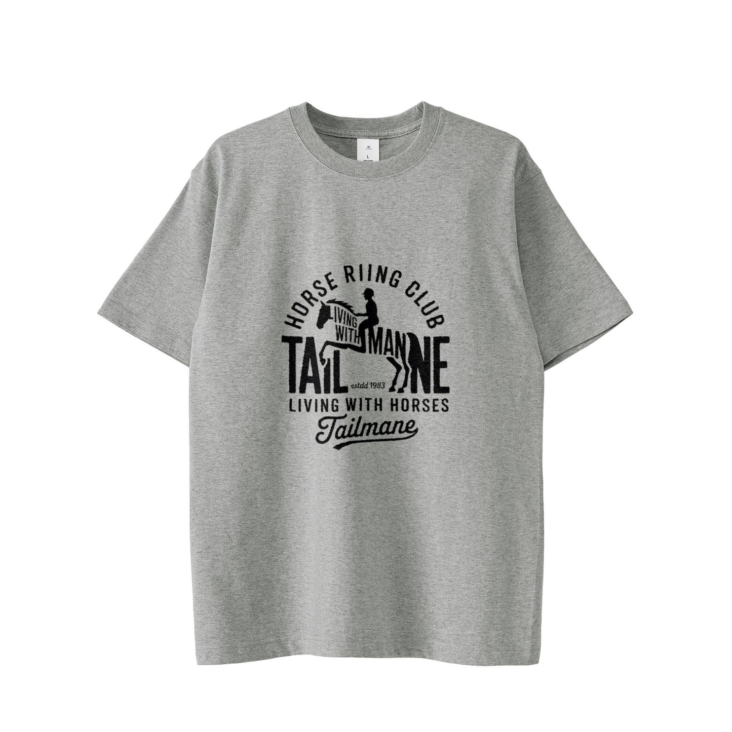 HORSE RIDING CLUB 半袖Tシャツ 全8色 T015 gray image