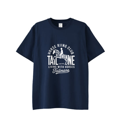 HORSE RIDING CLUB 半袖Tシャツ 全8色 T015 indigo image