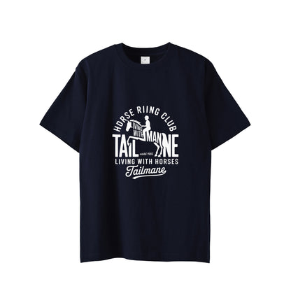 HORSE RIDING CLUB 半袖Tシャツ 全8色 T015 navy image
