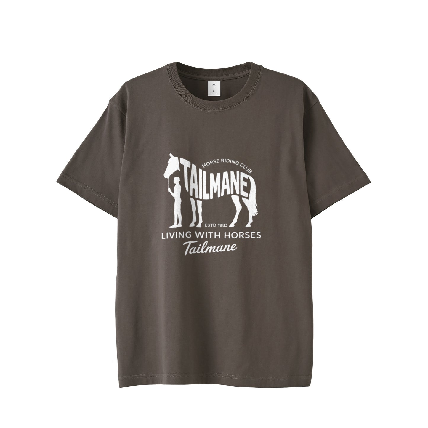 HORSE RIDING CLUBⅡ　半袖Tシャツ 全8色 T017 charcoal image