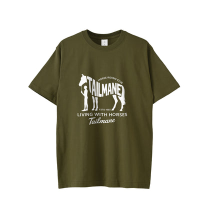 HORSE RIDING CLUBⅡ　半袖Tシャツ 全8色 T017 olive-drab image