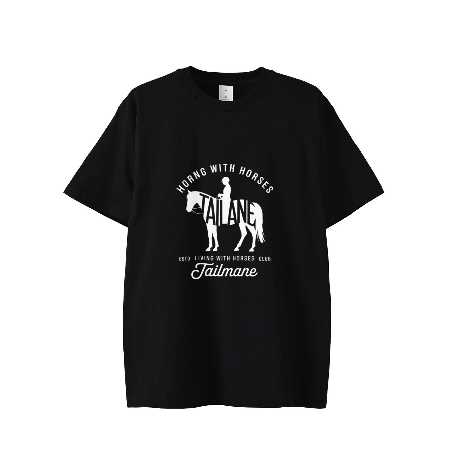HORSE RIDING CLUBⅢ　半袖Tシャツ 全8色 T019 black image