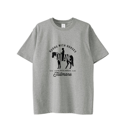 HORSE RIDING CLUBⅢ　半袖Tシャツ 全8色 T019 gray image