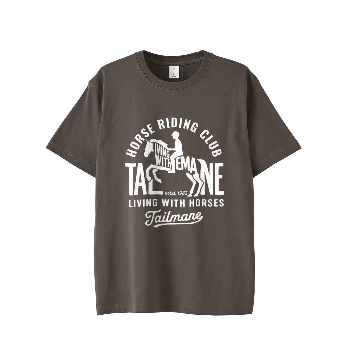HORSE RIDING CLUB 半袖Tシャツ  8Color T068 charcoal image