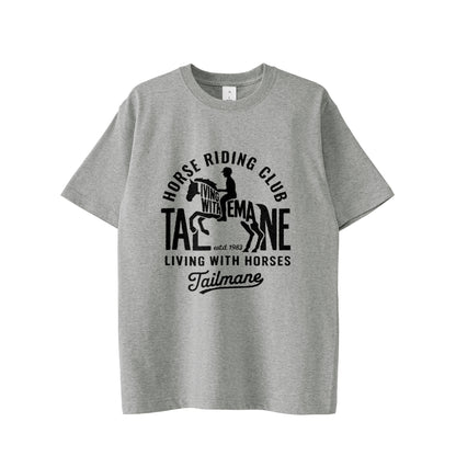 HORSE RIDING CLUB 半袖Tシャツ  8Color T068 gray image