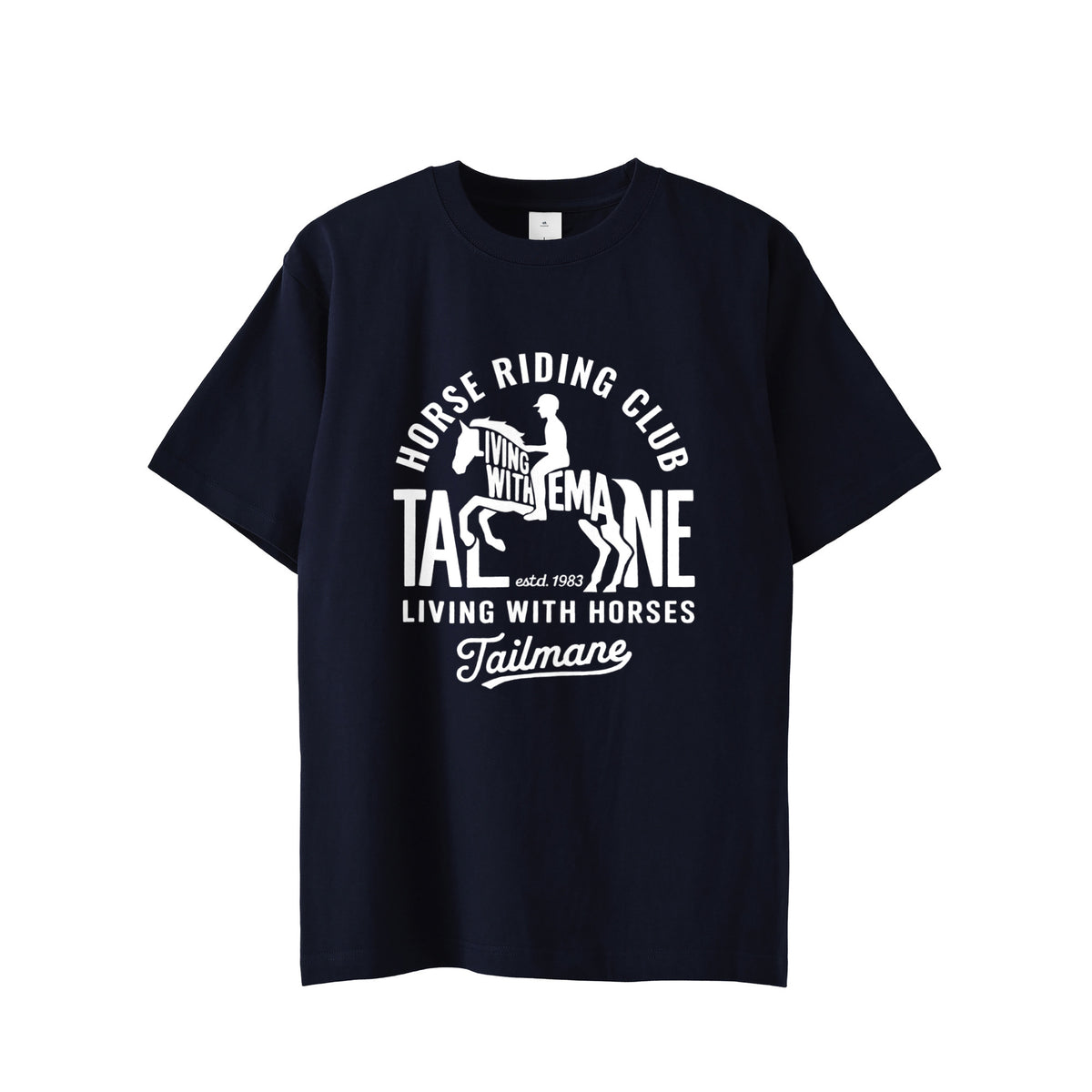 HORSE RIDING CLUB 半袖Tシャツ  8Color T068 navy image